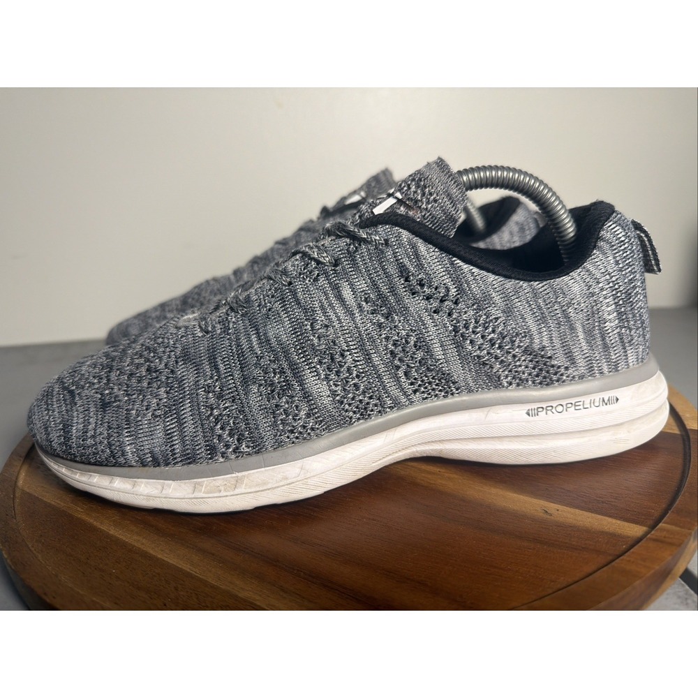 APL Techloom Pro W Women 10 Athletic Running Sneaker Shoes Black Grey Knit